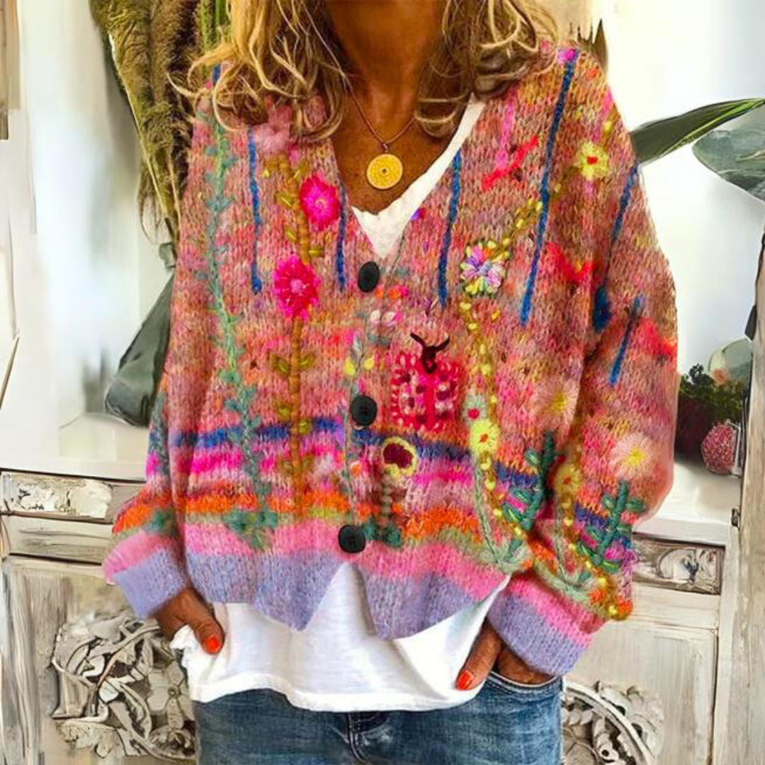 Yasmin™ Colorful Cardigan