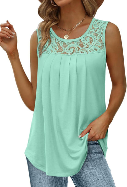 Rakel™ - Airy top with lace
