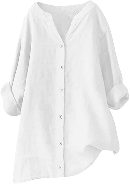 Vanessa™ - Casual Button Down Shirt