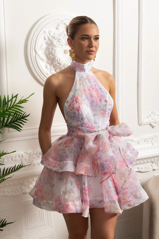 Amaris™ Halterneck Mini Dress