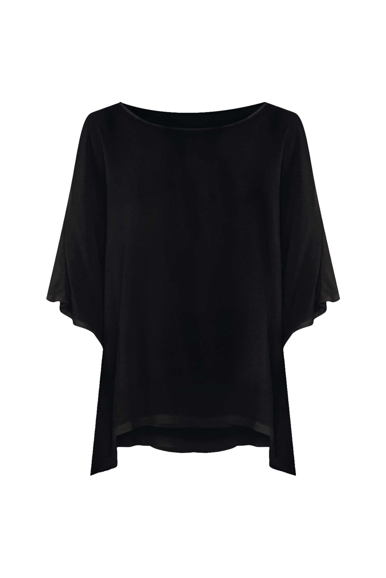 Malia™- Black Drape Top