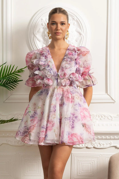 Clarisse™ Floral Mini Dress