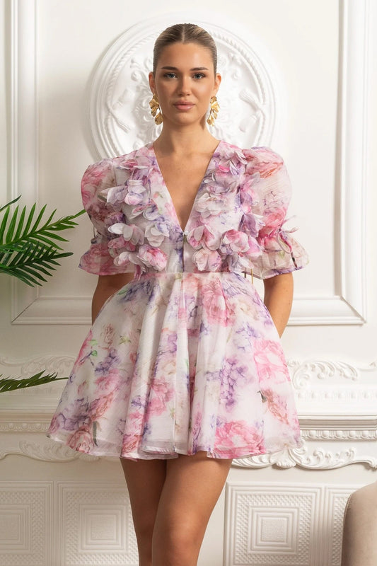 Clarisse™ Floral Mini Dress