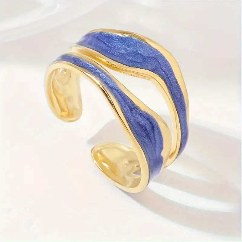 Blue Wave Ring | Together Against Diabetes