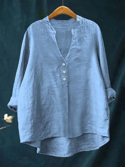 Sabrina™ Classic Linen Blouse