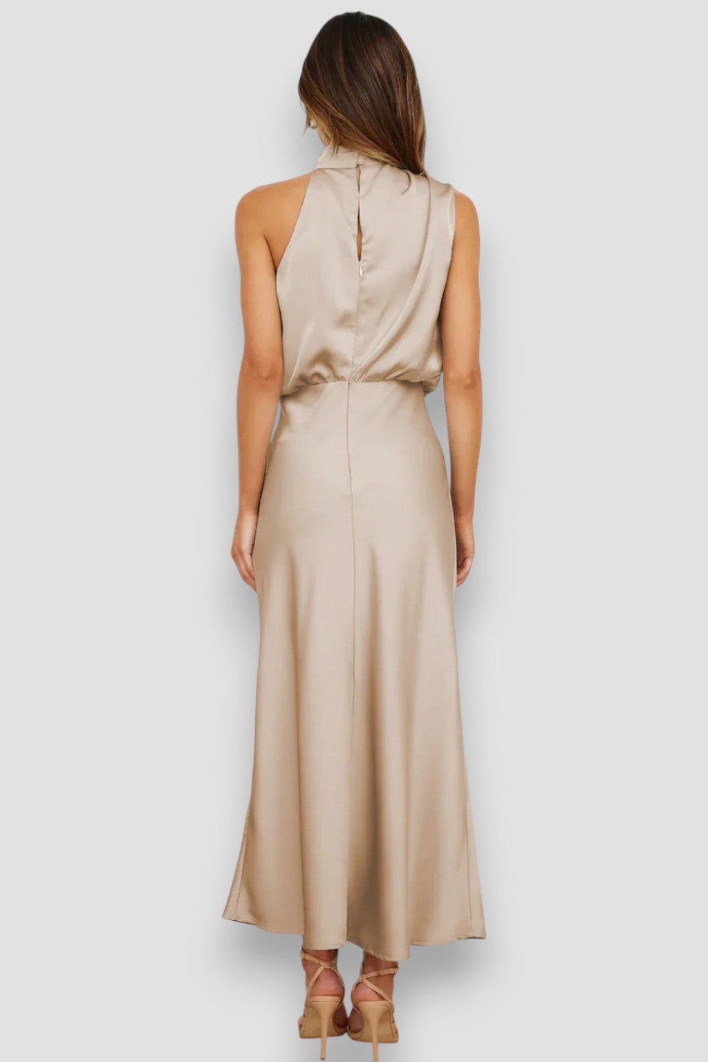 Fiorenza™ Luxe Halter Dress