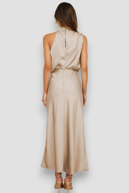 Fiorenza™ Luxe Halter Dress