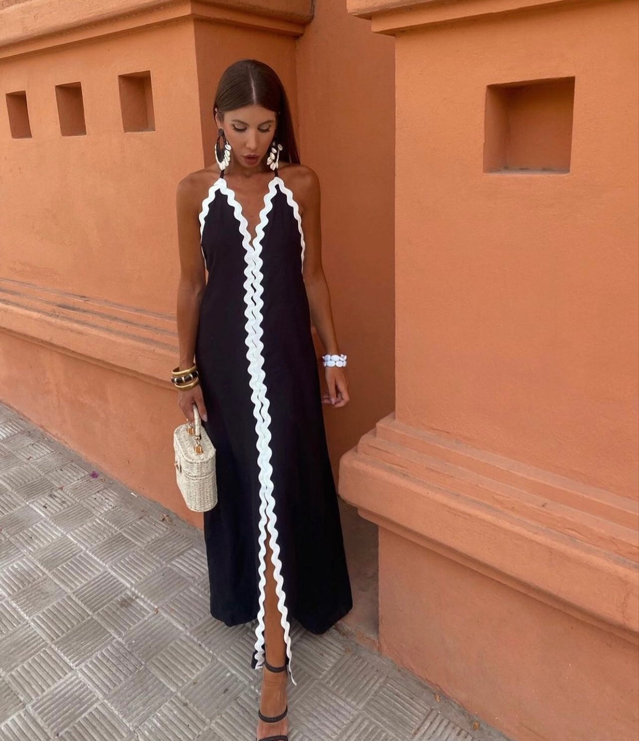 Merlyn™ Scallop Maxi Dress