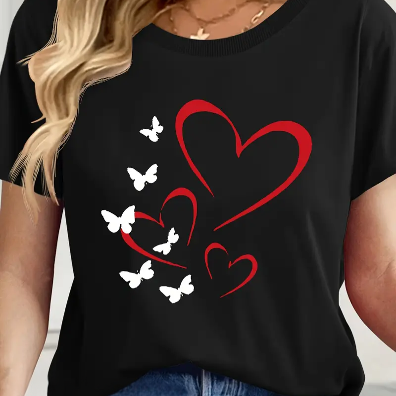 Butterfly Heart Blossom T-Shirt | Together against diabetes