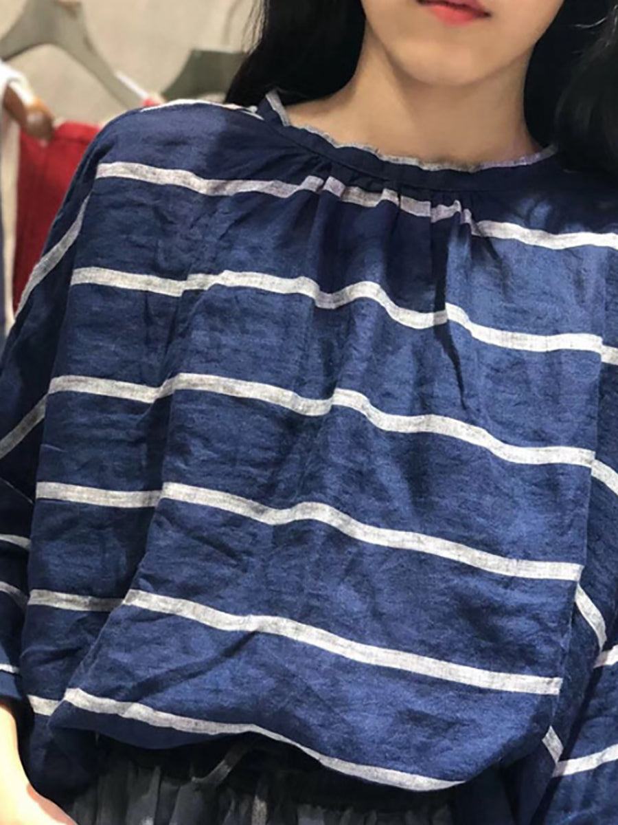 Corinne™ – Oversized Stripe Shirt