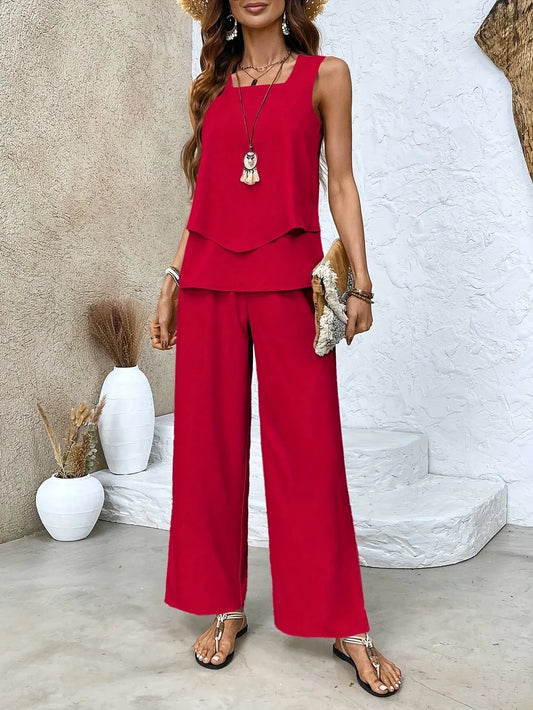 Maribel™ Elegant Wide-Leg Set
