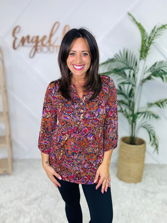 Claudia™ Paisley Blouse