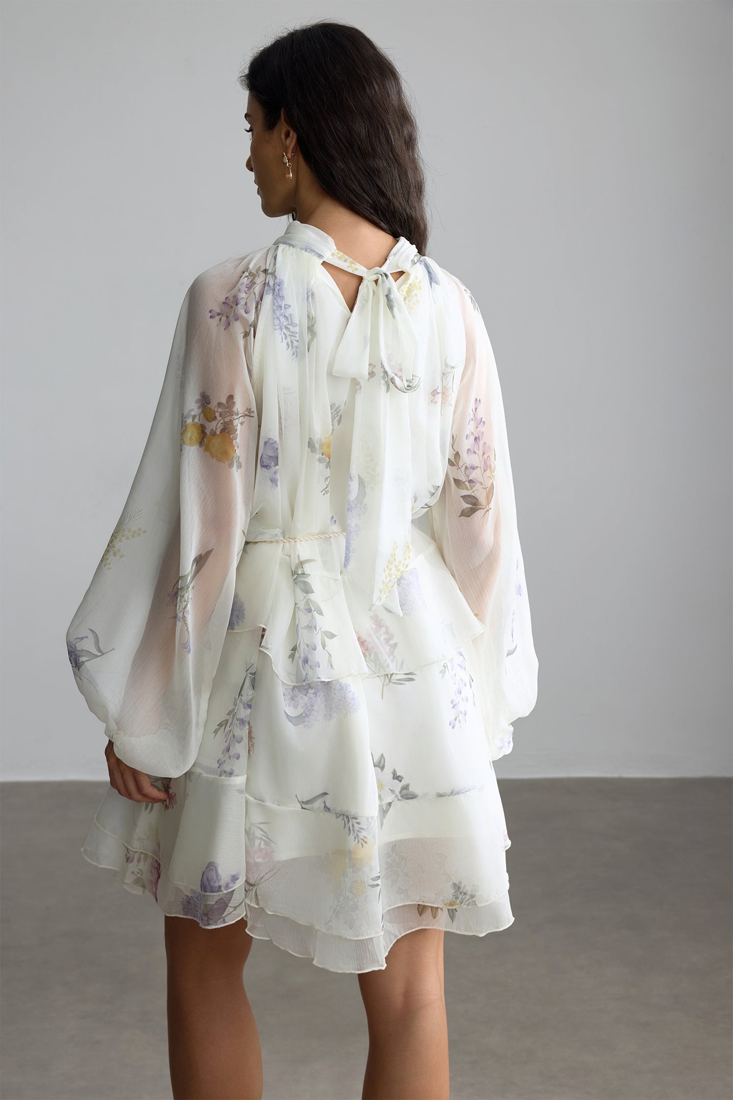Elysia™ Sheer Floral Dress