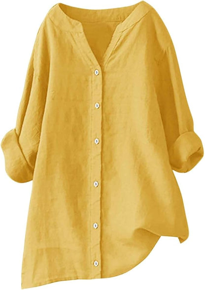 Vanessa™ - Casual Button Down Shirt