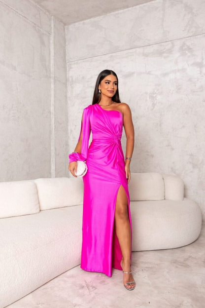 Elara™ Elegant Slit Dress