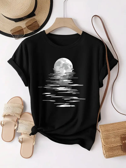 Moon Print T-Shirt | Together Against Diabetes