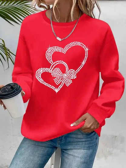 Sparkling Heart Sweatshirt | Together against Breast Cancer