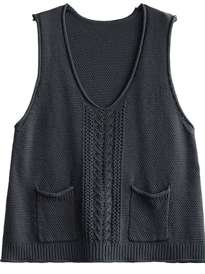 Maelle™ – Vintage Knit Vest