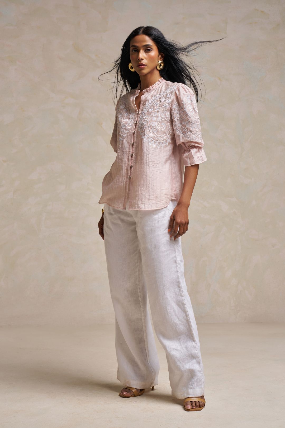 Shaun™ - Pink Peach Shirt