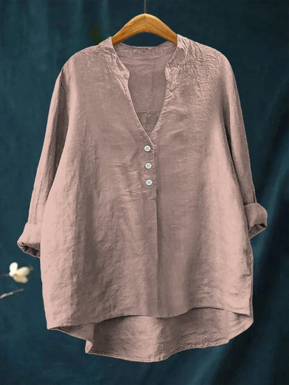 Sabrina™ Classic Linen Blouse