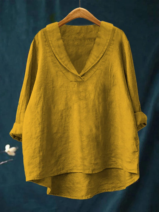 Samantha™ Oversized Linen Blouse