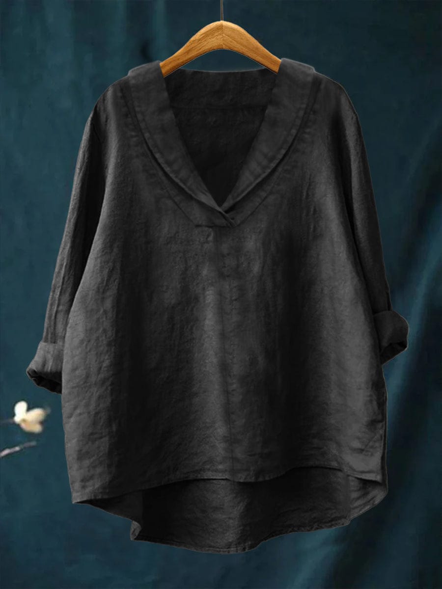 Samantha™ Oversized Linen Blouse
