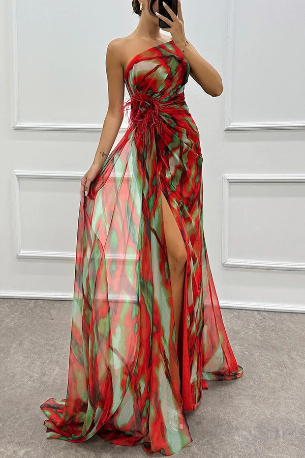 Alessira™ – Elegant Split Dress