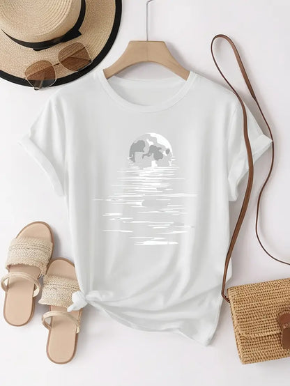Moon Print T-Shirt | Together Against Diabetes