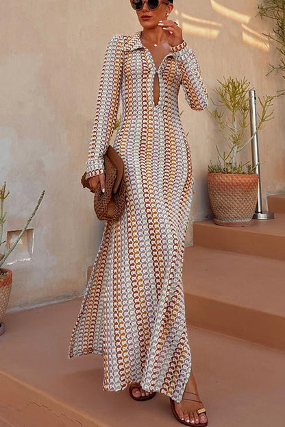 Lia™ Patterned Print Maxi Dress