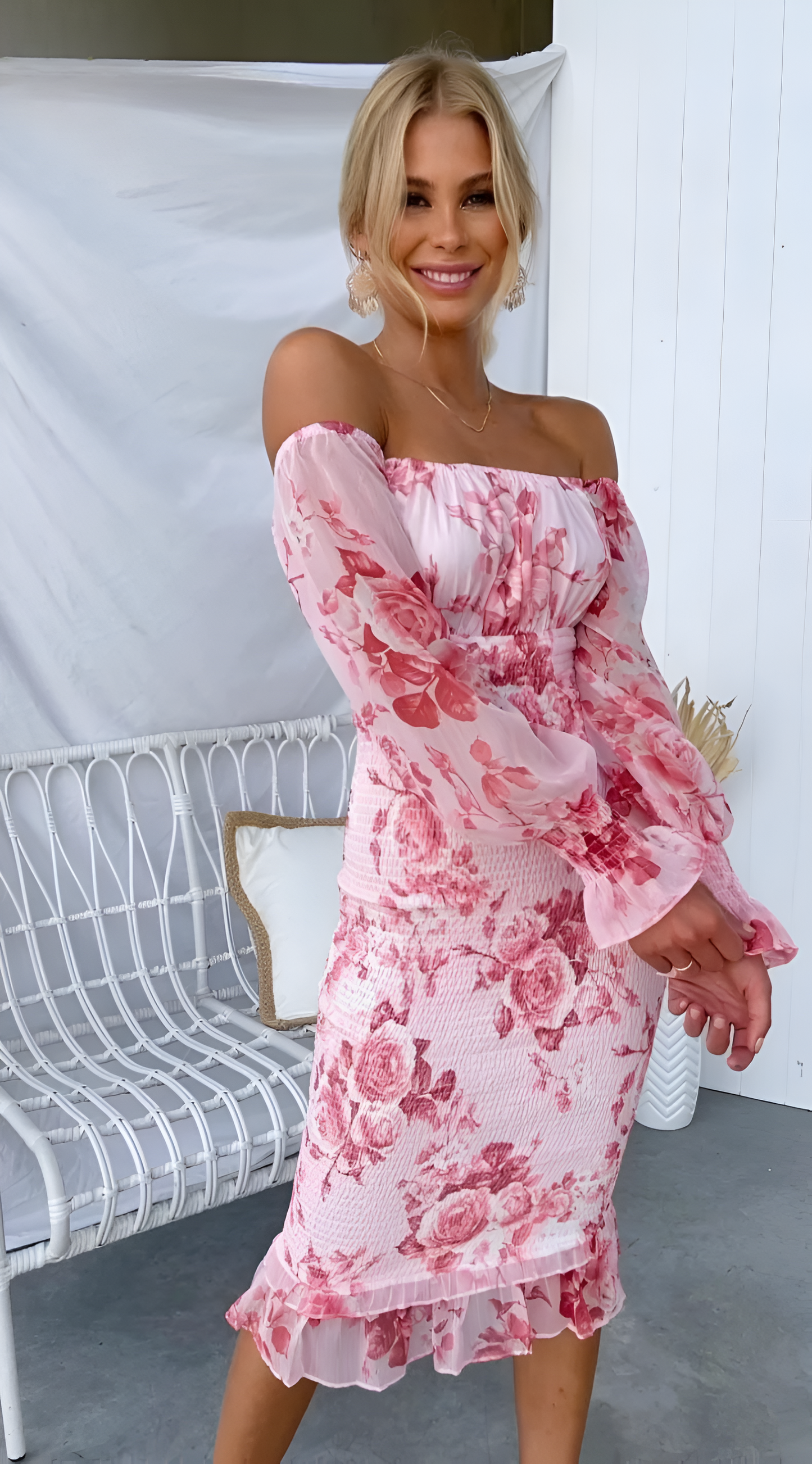 Rosie™ Floral Midi Dress