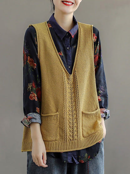 Maelle™ – Vintage Knit Vest