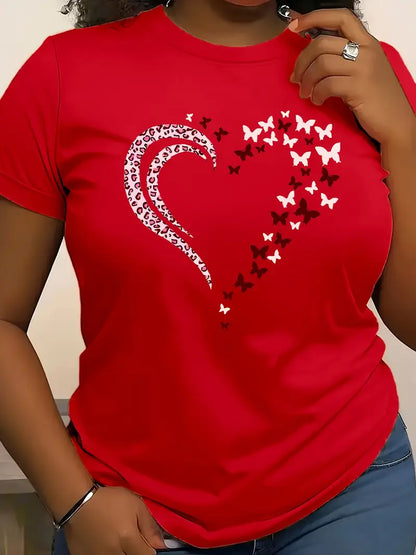 Butterfly Heart T-Shirt | Together against diabetes