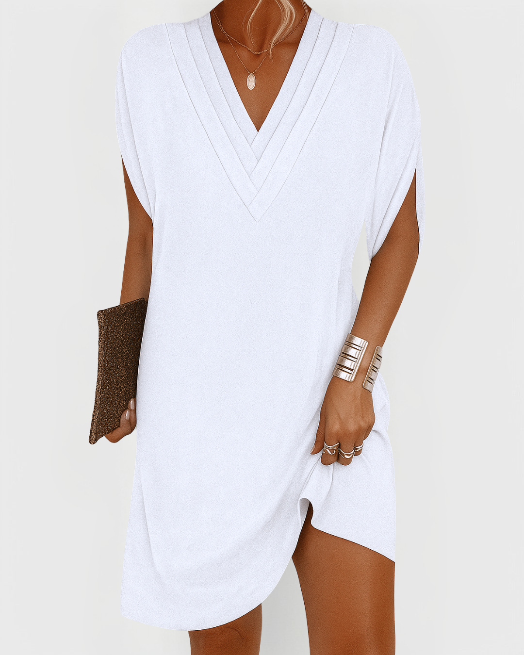 Jennie™ - Casual V-neck dress
