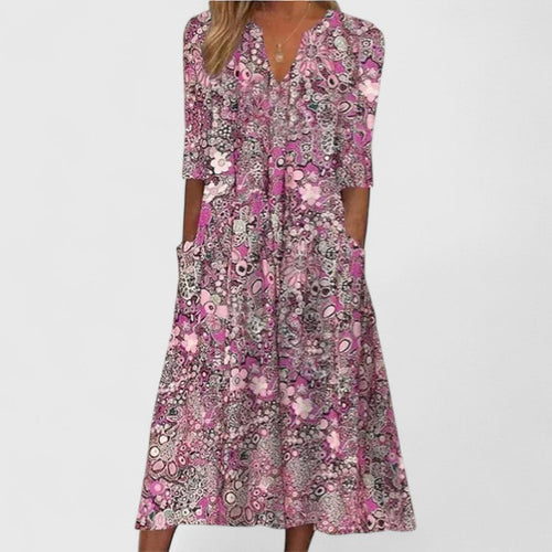 Amira™ Floral Midi Dress
