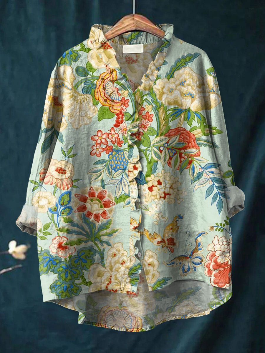 Elena™ - Floral Loose Shirt