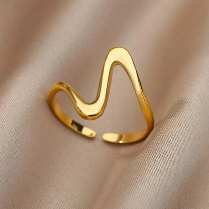 Geometric Wave Ring | Together against Breast Cancer