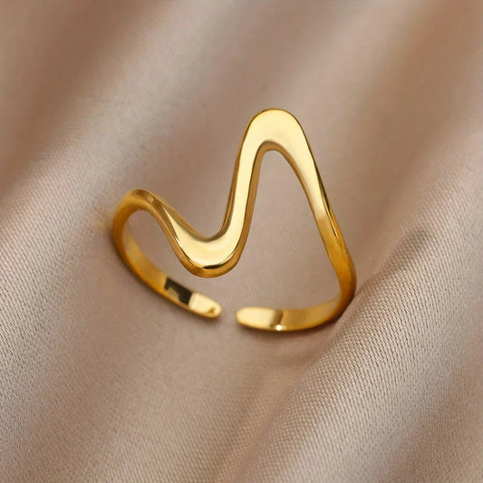 Geometric Wave Ring | Together against Breast Cancer