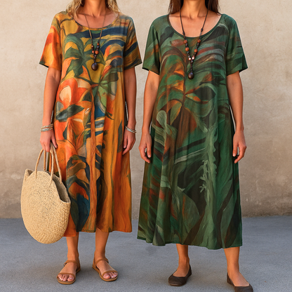 Annies™ – Comfortable Floral Dress for Women