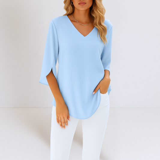 Shiella™ – V-neck blouse