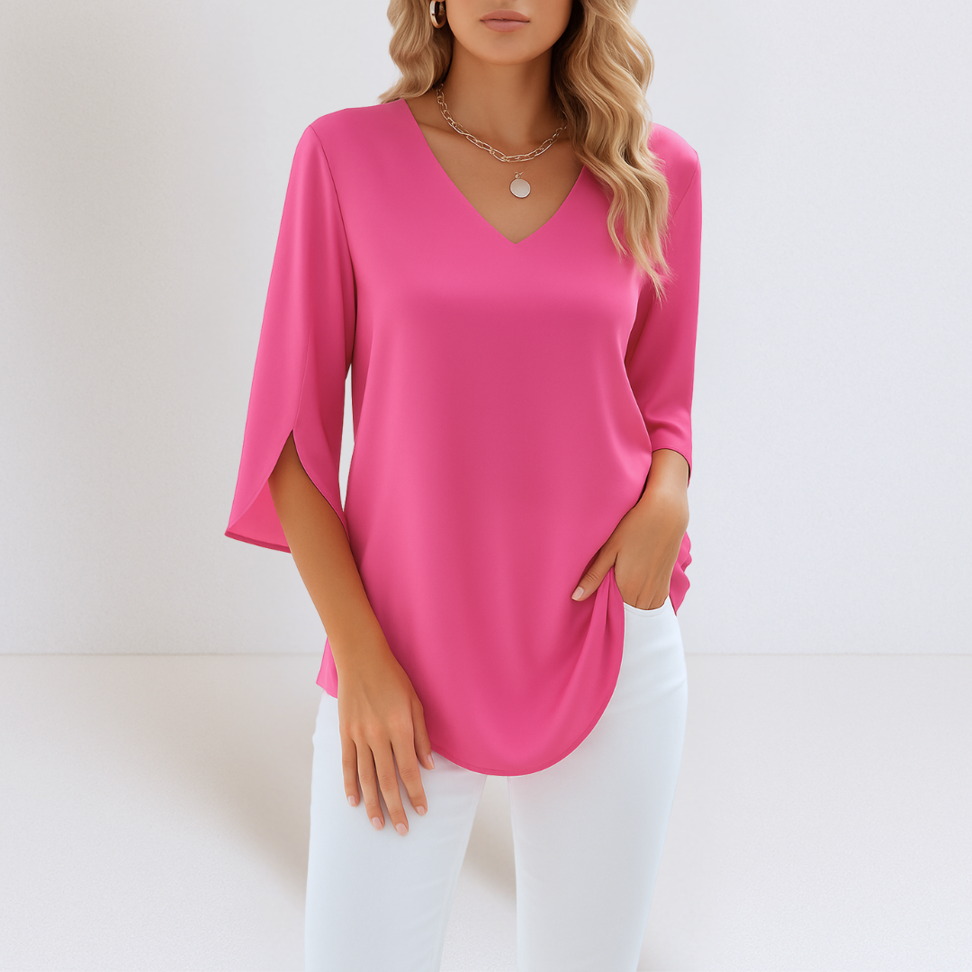 Shiella™ – V-neck blouse
