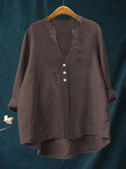 Sabrina™ Classic Linen Blouse