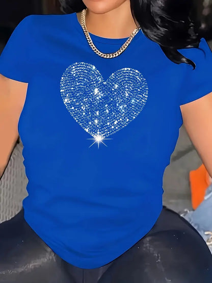 Big Sparkling Love T-Shirt | Together against diabetes