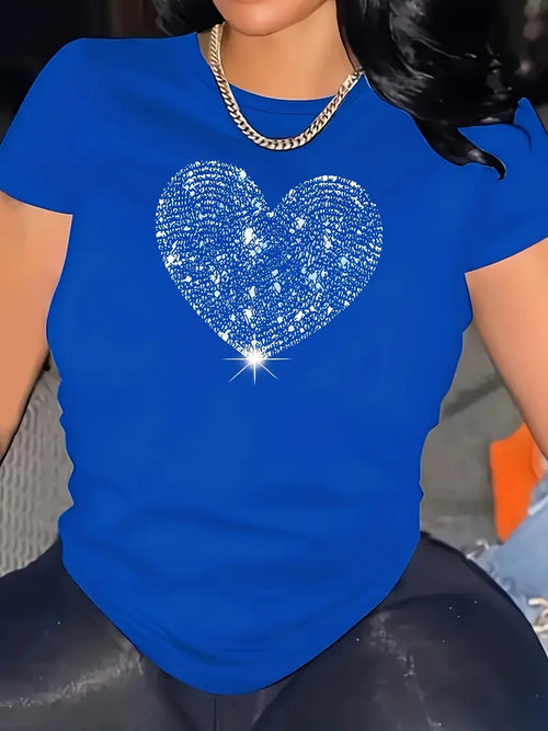 Big Sparkling Love T-Shirt | Together against diabetes