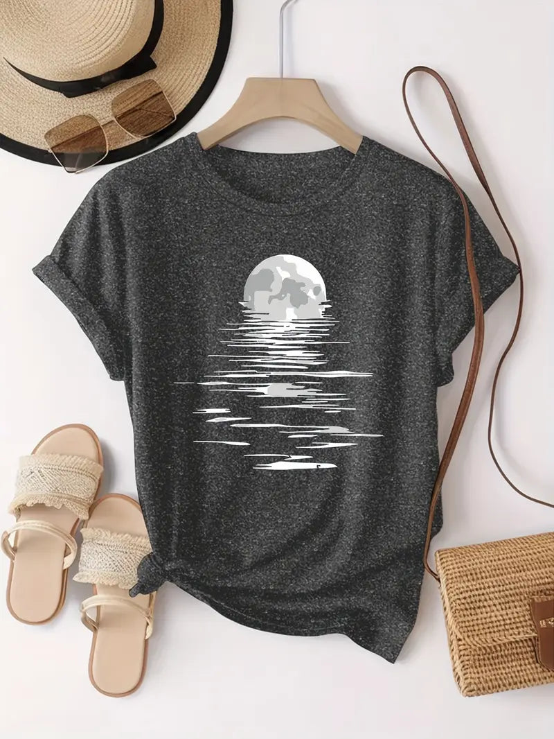 Moon Print T-Shirt | Together Against Diabetes