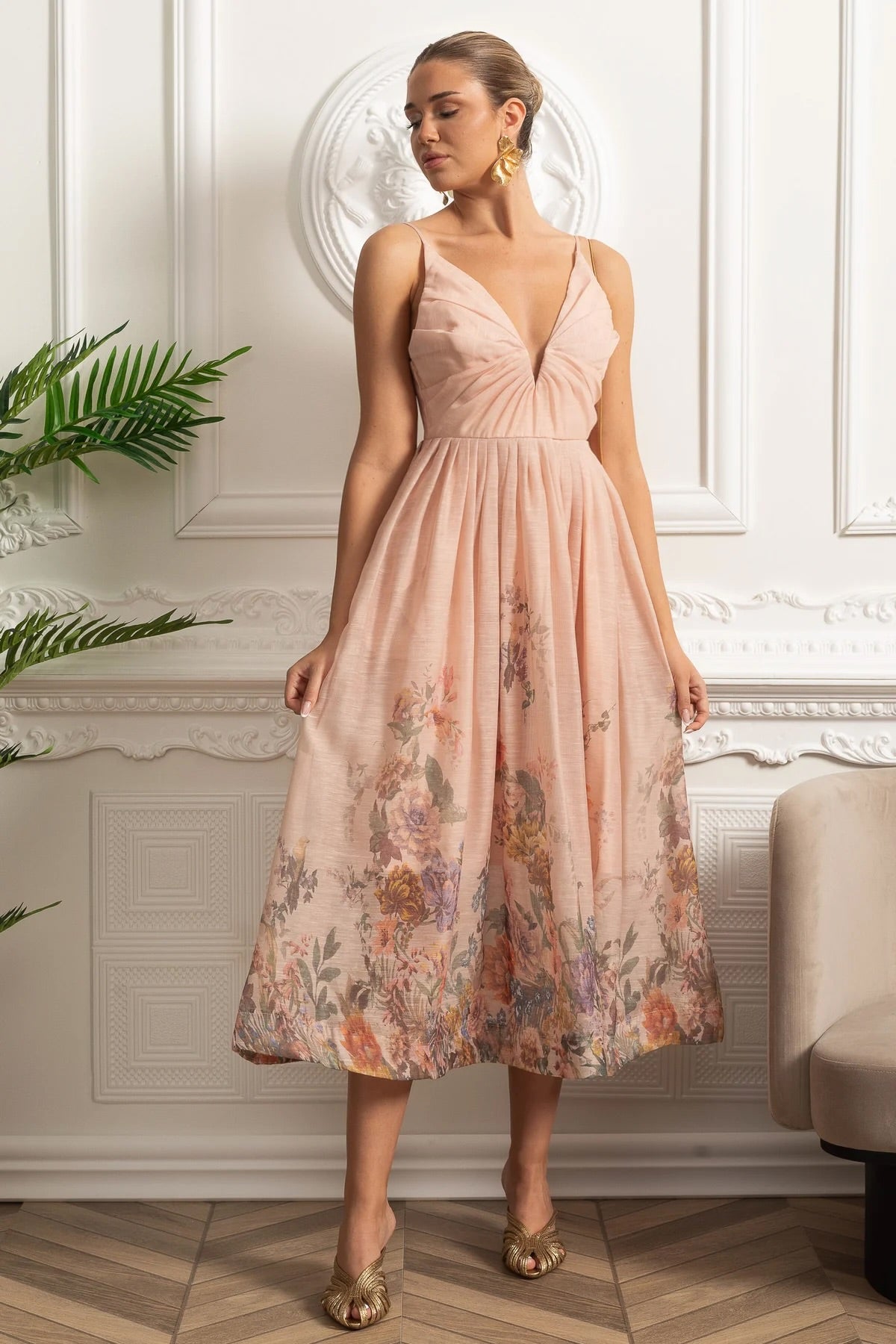 Aurora™ Floral Midi Dress