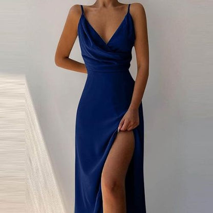 Phoebe™ Satin Slit Dress