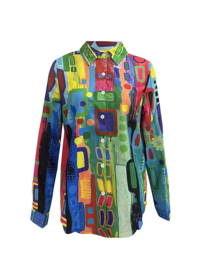 Charie™ - Geometric Print Shirt