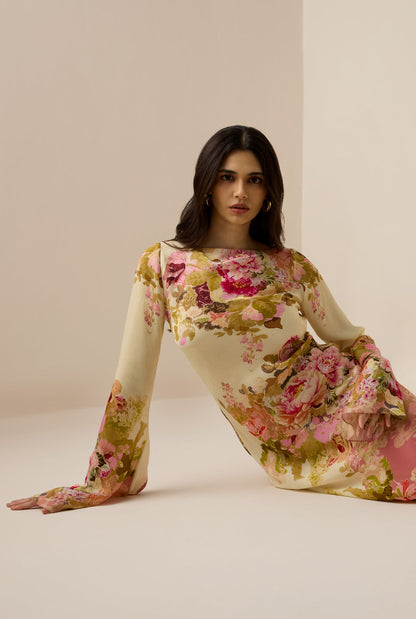 Fiorella™ Floral Maxi Dress