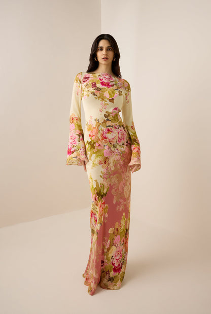 Fiorella™ Floral Maxi Dress
