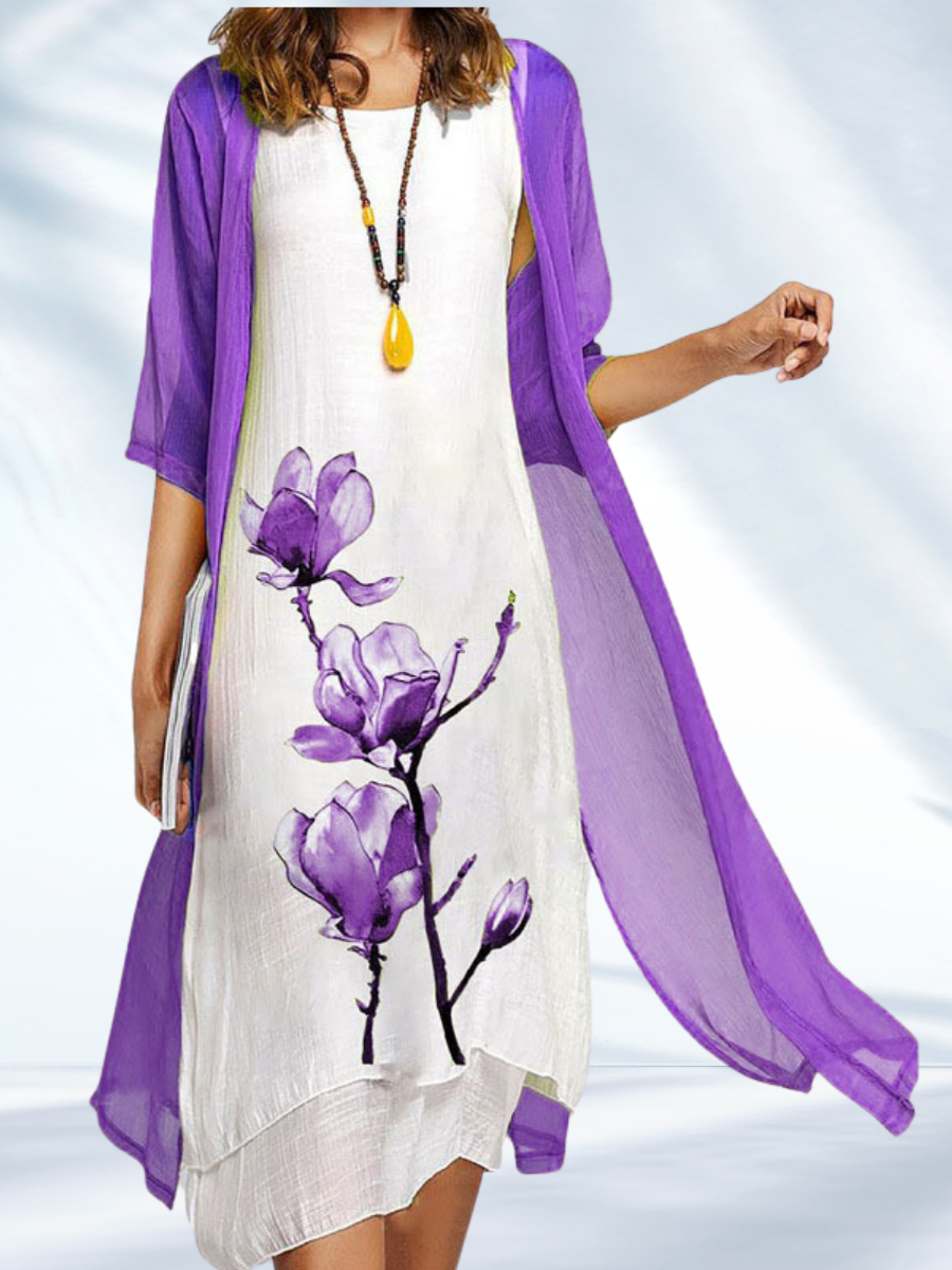 Signe™ - Patterned Two-Piece Dress